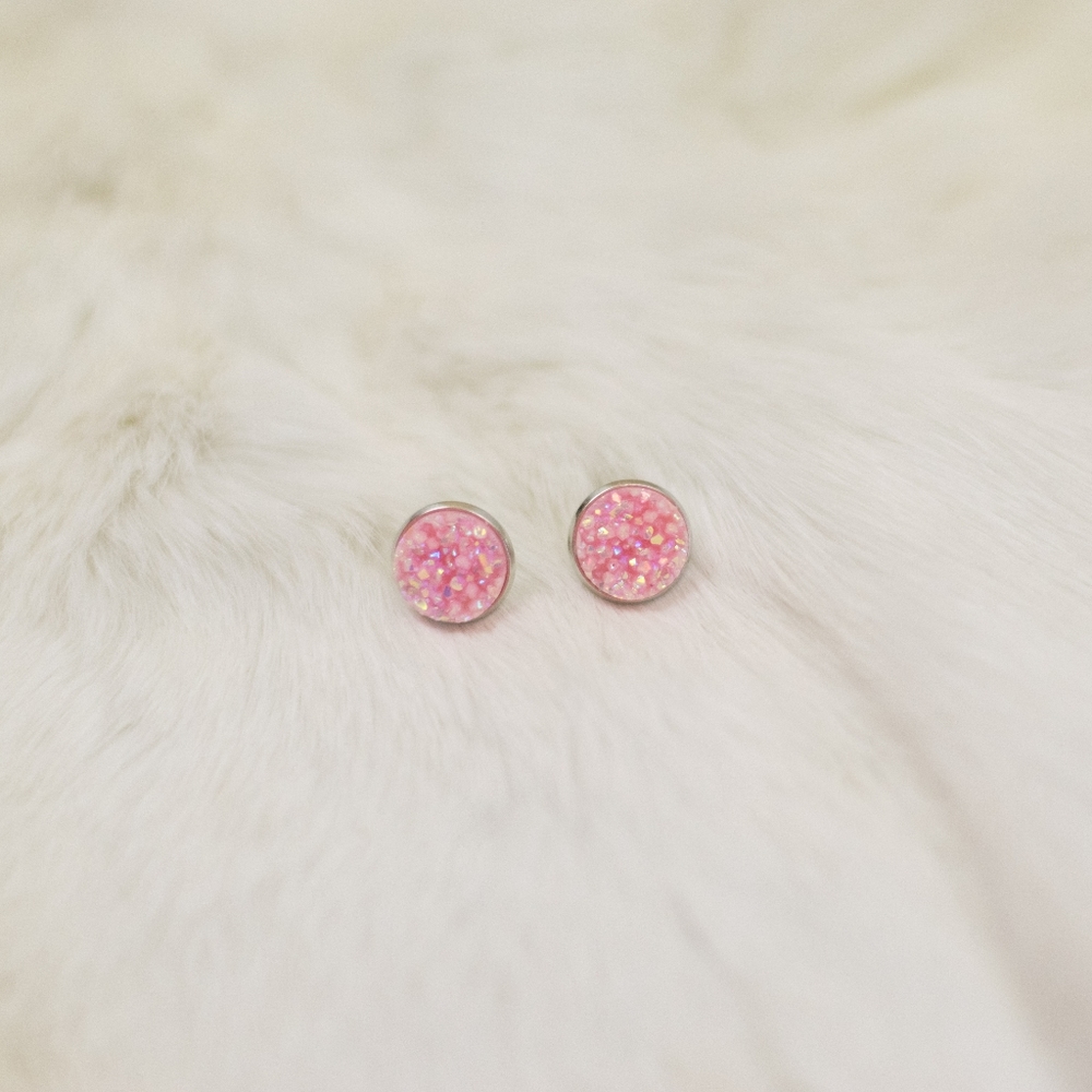 🌸 NWT Druzy Earring Studs